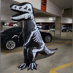 Skeleton dino costume